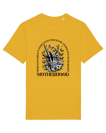 Moda rebelă pt mame moderne - Rockin motherhood Spectra Yellow