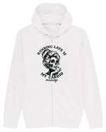 Moda rebelă pt mame moderne - Running late is my cardio Hanorac cu fermoar Unisex Connector