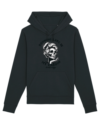 Moda rebelă pt mame moderne - Running late is my cardio Black