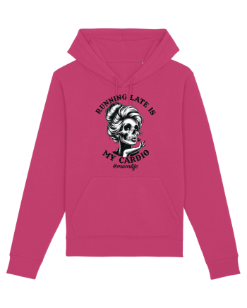 Moda rebelă pt mame moderne - Running late is my cardio Raspberry