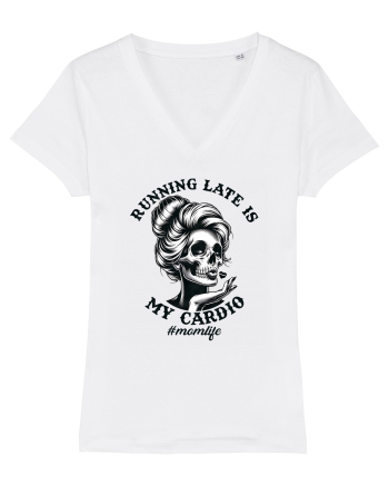 Moda rebelă pt mame moderne - Running late is my cardio White