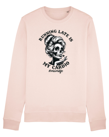 Moda rebelă pt mame moderne - Running late is my cardio Candy Pink