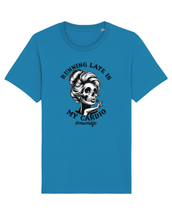 Moda rebelă pt mame moderne - Running late is my cardio Azur