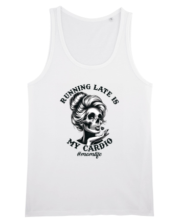 Moda rebelă pt mame moderne - Running late is my cardio White