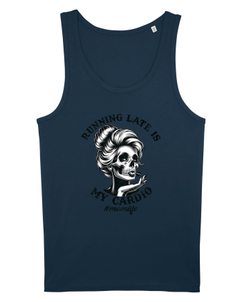 Moda rebelă pt mame moderne - Running late is my cardio Navy