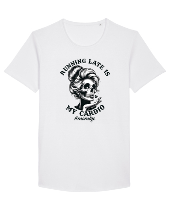 Moda rebelă pt mame moderne - Running late is my cardio White