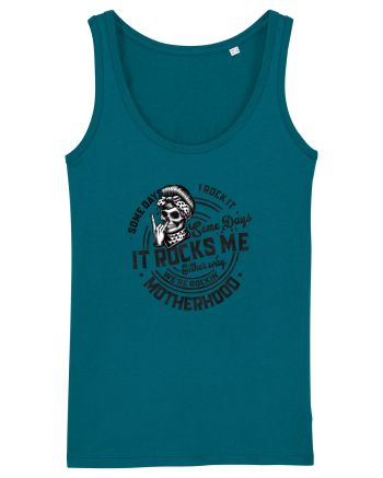 Moda rebelă pt mame moderne - Some days I rock it some days it rocks me Ocean Depth