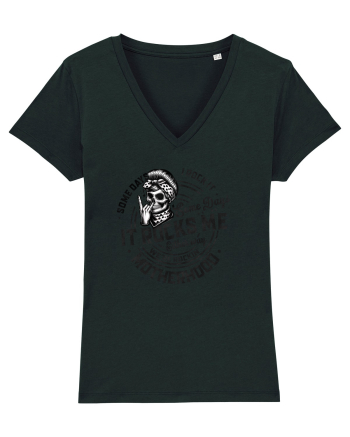 Moda rebelă pt mame moderne - Some days I rock it some days it rocks me Black