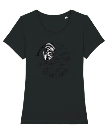 Moda rebelă pt mame moderne - Some days I rock it some days it rocks me Black