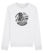 Moda rebelă pt mame moderne - Some days I rock it some days it rocks me Bluză mânecă lungă Unisex Rise