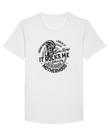 Moda rebelă pt mame moderne - Some days I rock it some days it rocks me White