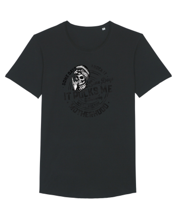 Moda rebelă pt mame moderne - Some days I rock it some days it rocks me Black