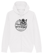 Moda rebelă pt mame moderne - Straight outta patience Hanorac cu fermoar Unisex Connector