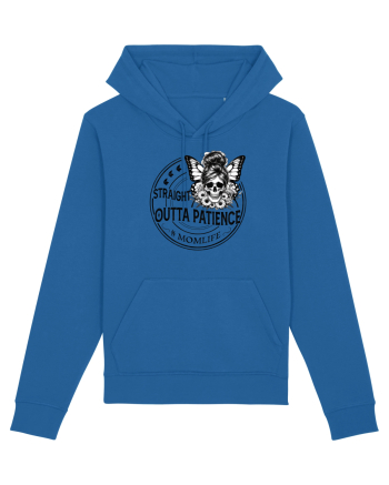 Moda rebelă pt mame moderne - Straight outta patience Royal Blue