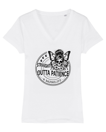 Moda rebelă pt mame moderne - Straight outta patience White