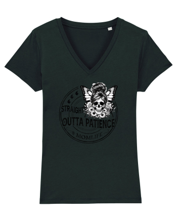 Moda rebelă pt mame moderne - Straight outta patience Black