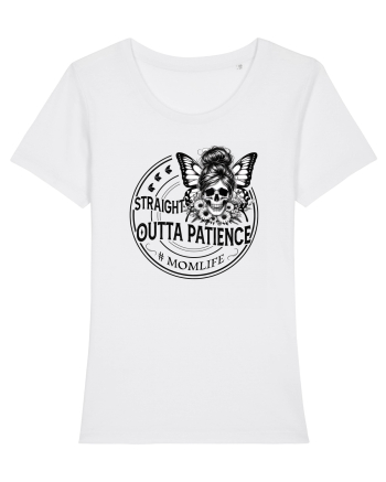 Moda rebelă pt mame moderne - Straight outta patience White