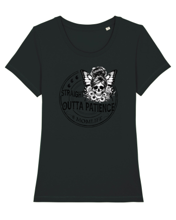 Moda rebelă pt mame moderne - Straight outta patience Black