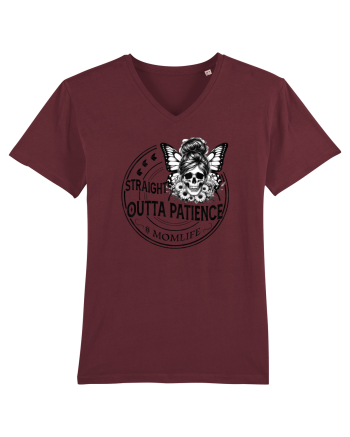 Moda rebelă pt mame moderne - Straight outta patience Burgundy