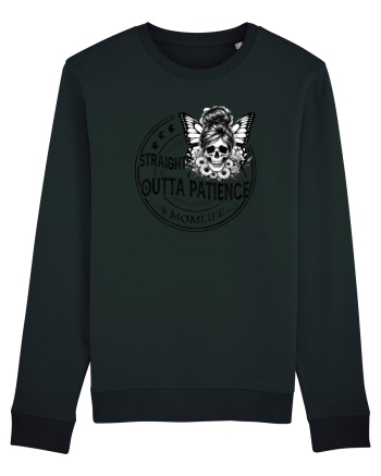 Moda rebelă pt mame moderne - Straight outta patience Black