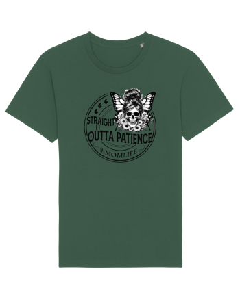 Moda rebelă pt mame moderne - Straight outta patience Bottle Green