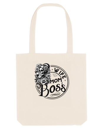 Moda rebelă pt mame moderne - Wife mom boss Natural