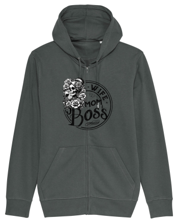 Moda rebelă pt mame moderne - Wife mom boss Anthracite