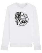 Moda rebelă pt mame moderne - Wife mom boss Bluză mânecă lungă Unisex Rise