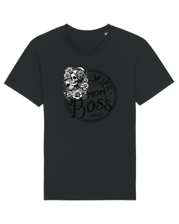 Moda rebelă pt mame moderne - Wife mom boss Black