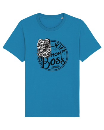 Moda rebelă pt mame moderne - Wife mom boss Azur