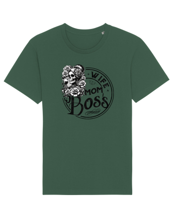 Moda rebelă pt mame moderne - Wife mom boss Bottle Green
