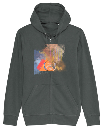 Abstract Design Anthracite