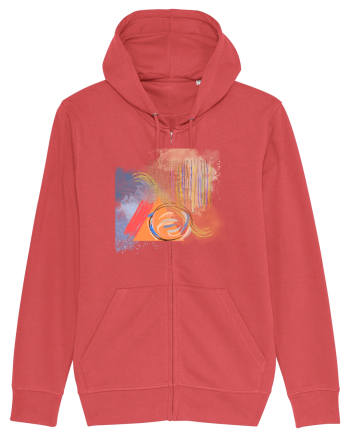 Abstract Design Carmine Red