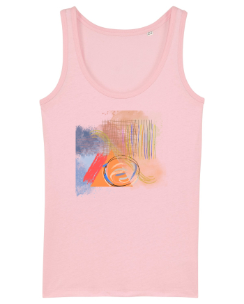 Abstract Design Cotton Pink