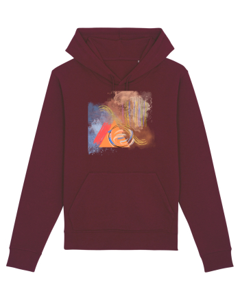 Abstract Design Burgundy