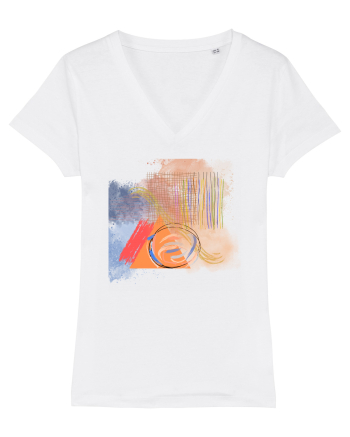Abstract Design White