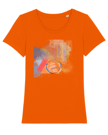 Abstract Design Bright Orange