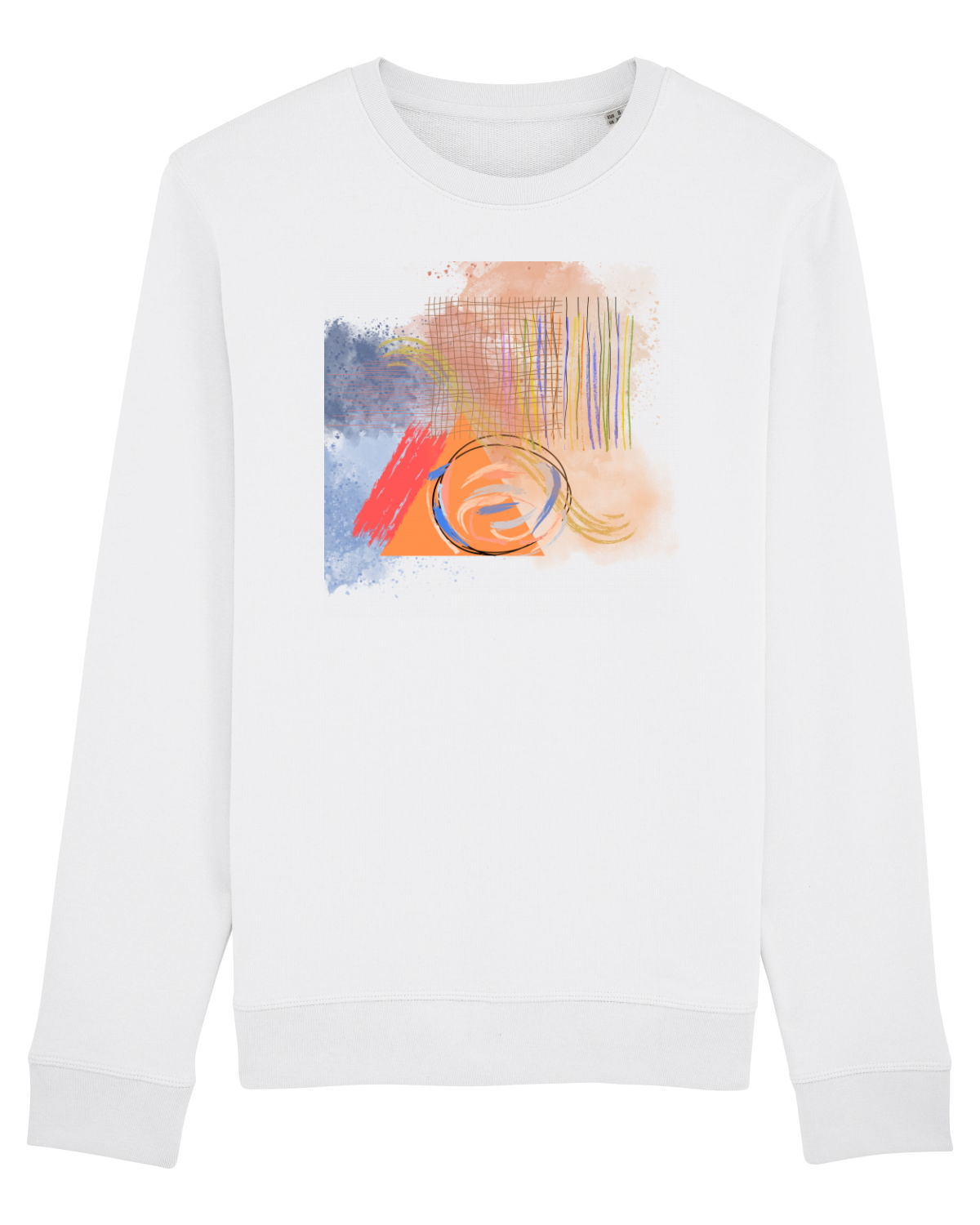Bluză mânecă lungă Unisex Rise White