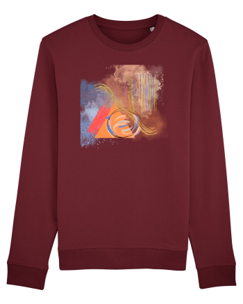 Abstract Design Burgundy
