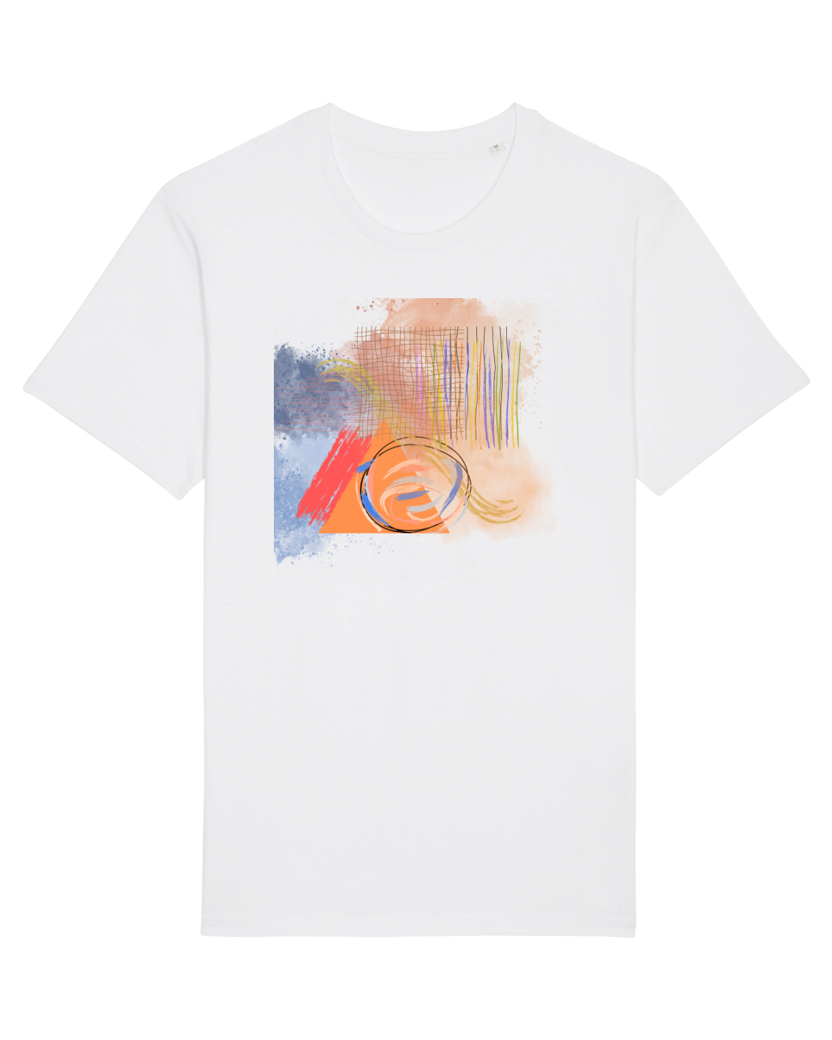 Tricou mânecă scurtă Unisex Rocker White