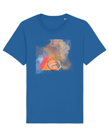 Abstract Design Royal Blue