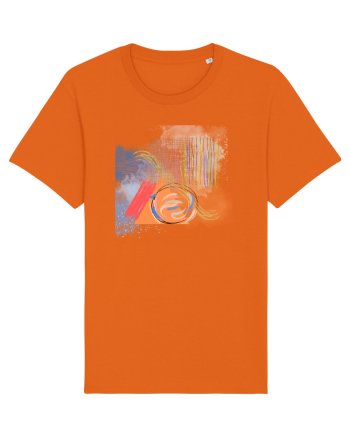 Abstract Design Bright Orange
