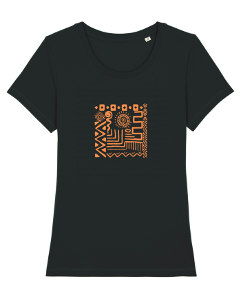 Africa Tribal Pattern Black