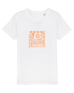 Africa Tribal Pattern Tricou mânecă scurtă  Copii Mini Creator