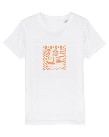 Africa Tribal Pattern White