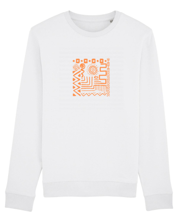 Africa Tribal Pattern White