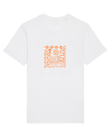 Africa Tribal Pattern White