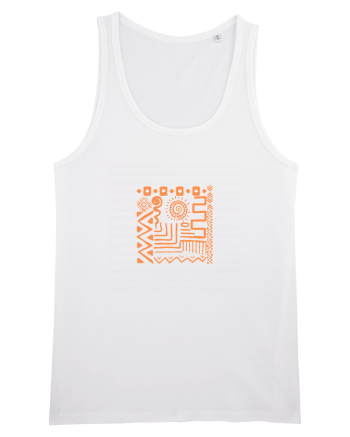 Africa Tribal Pattern White