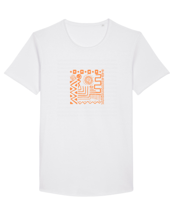 Africa Tribal Pattern White
