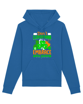 Don't cloverthink it embrace the puns! Royal Blue